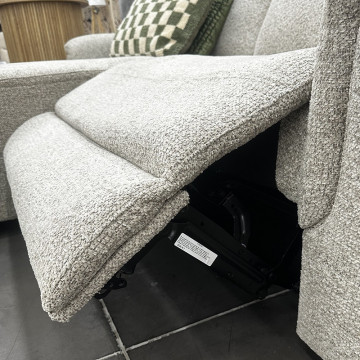 Canapé d'angle relax gauche Mathis beige Takasit - Le Dépôt Bailleul