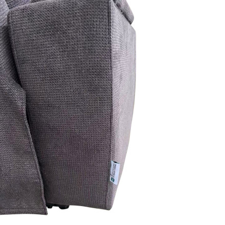 Canapé d'angle droit relax électrique gris Gabin Takasit - Le Dépôt Bailleul