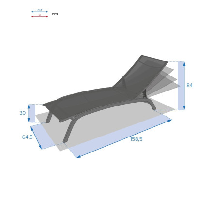 Transat Bonao grenade/graphite Hespéride - Le Dépôt Bailleul