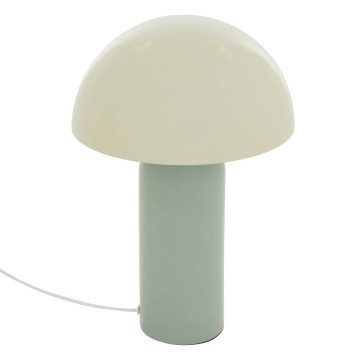 Lampe bicolore 37 cm Lito métal vert céladon Atmosphera - Le Dépôt Bailleul