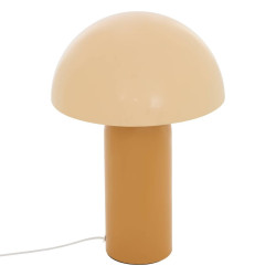Lampe bicolore 37 cm Lito métal ocre Atmosphera - Le Dépôt Bailleul