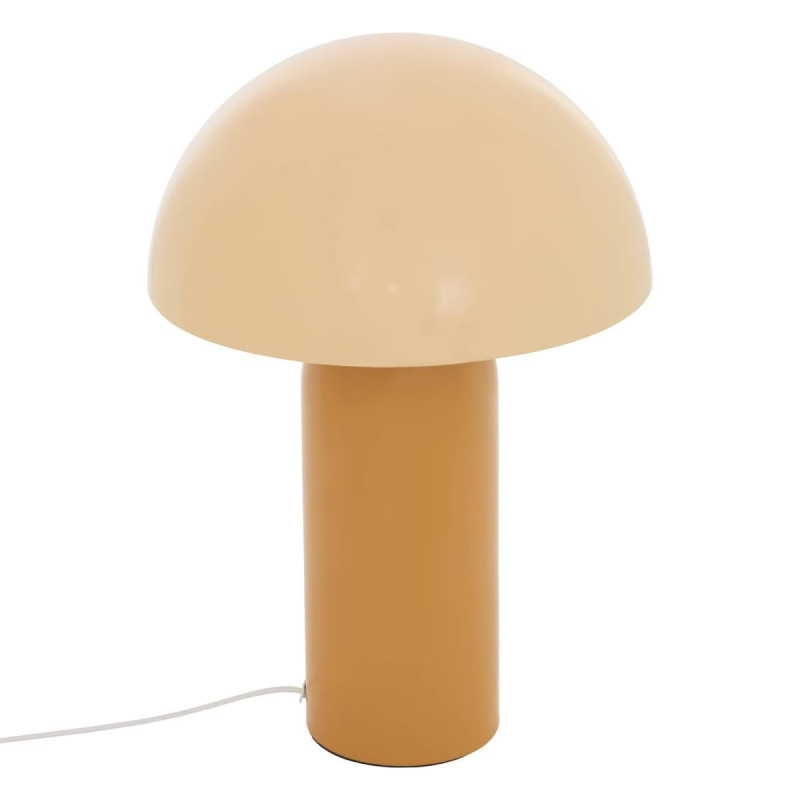 Lampe bicolore 37 cm Lito métal ocre Atmosphera - Le Dépôt Bailleul