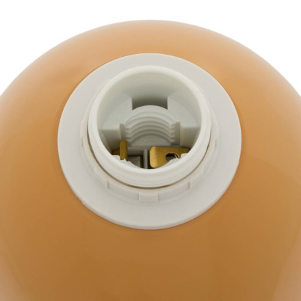 Lampe bicolore 37 cm Lito métal ocre Atmosphera - Le Dépôt Bailleul