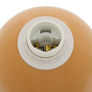 Lampe bicolore 37 cm Lito métal ocre Atmosphera - Le Dépôt Bailleul