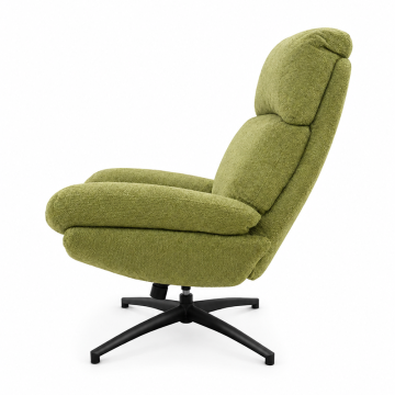 Fauteuil bas pivotant et inclinable Noam vert Takasit - Le Dépôt Bailleul