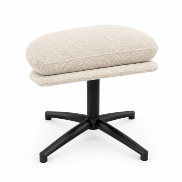 Pouf repose pieds Noam beige Takasit - Le Dépôt Bailleul