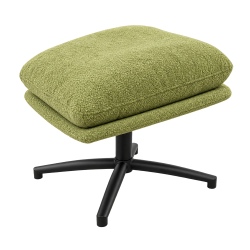 Pouf repose pieds Noam vert Takasit - Le Dépôt Bailleul