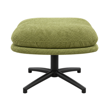 Pouf repose pieds Noam vert Takasit - Le Dépôt Bailleul