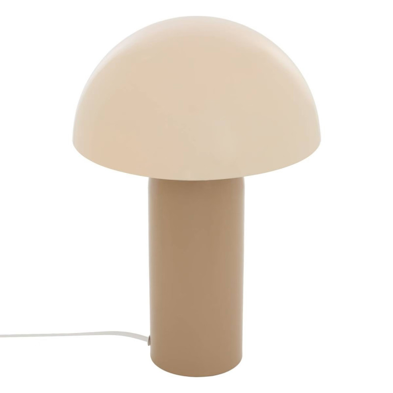 Lampe bicolore 37 cm Lito métal beige Atmosphera - Le Dépôt Bailleul