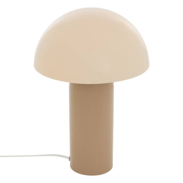 Lampe bicolore 37 cm Lito métal beige Atmosphera - Le Dépôt Bailleul