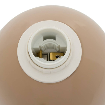 Lampe bicolore 37 cm Lito métal beige Atmosphera - Le Dépôt Bailleul