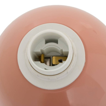 Lampe bicolore 37 cm Lito métal rose Atmosphera - Le Dépôt Bailleul