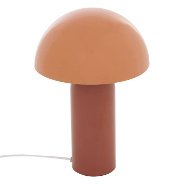 Lampe bicolore 37 cm Lito métal terracotta Atmosphera - Le Dépôt Bailleul