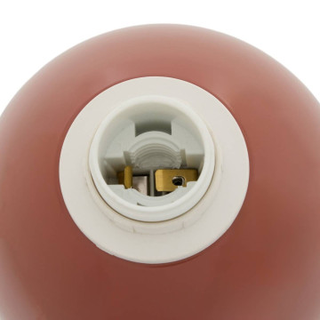 Lampe bicolore 37 cm Lito métal terracotta Atmosphera - Le Dépôt Bailleul