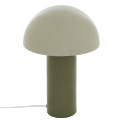 Lampe bicolore 37 cm Lito métal kaki Atmosphera - Le Dépôt Bailleul