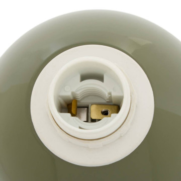 Lampe bicolore 37 cm Lito métal kaki Atmosphera - Le Dépôt Bailleul