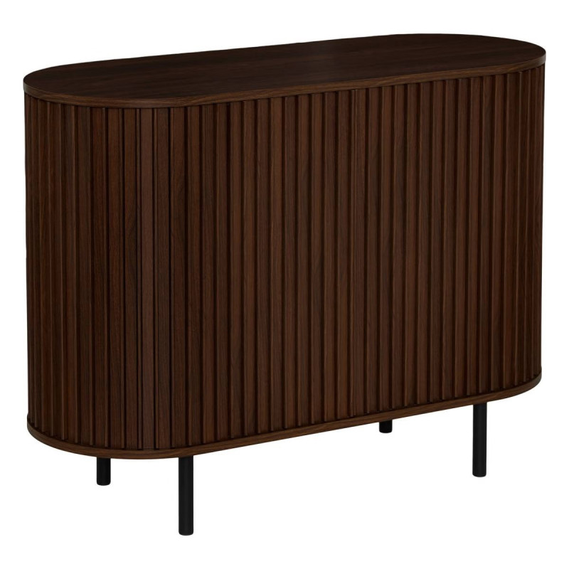 Buffet 2 portes Alcove effet noyer Atmosphera - Le Dépôt Bailleul