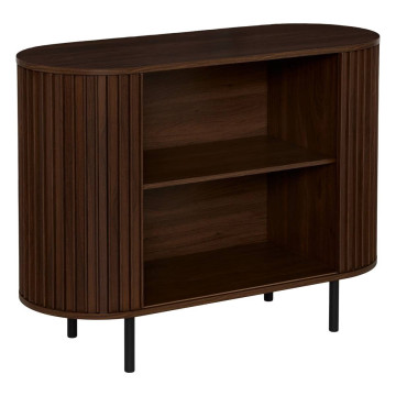 Buffet 2 portes Alcove effet noyer Atmosphera - Le Dépôt Bailleul