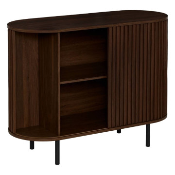 Buffet 2 portes Alcove effet noyer Atmosphera - Le Dépôt Bailleul