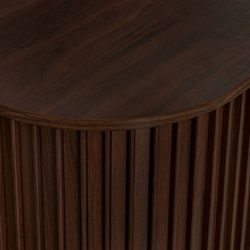Buffet 2 portes Alcove effet noyer Atmosphera - Le Dépôt Bailleul