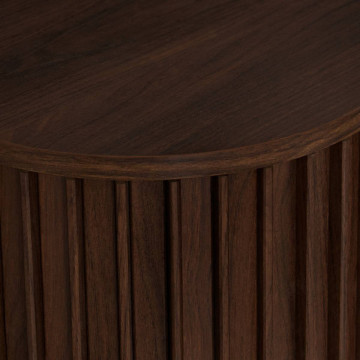 Console 2 portes Alcove effet noyer Atmosphera - Le Dépôt Bailleul