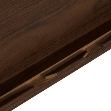 Console 2 portes Alcove effet noyer Atmosphera - Le Dépôt Bailleul