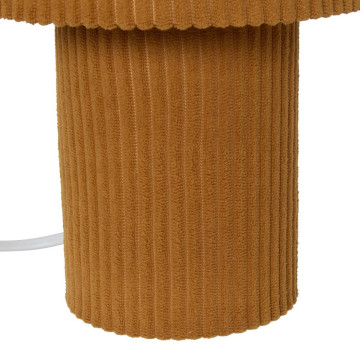Lampe à poser côtelée Jolina H28 ocre Atmosphera  - Le Dépôt Bailleul