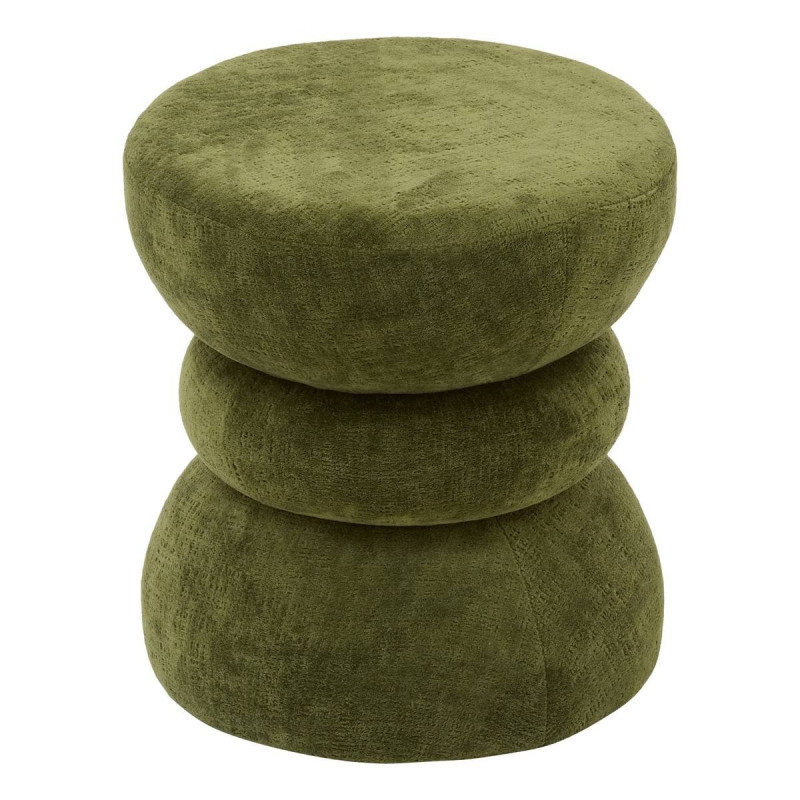 Pouf totem Ritem H38,5 cm kaki Atmosphera - Le Dépôt Bailleul