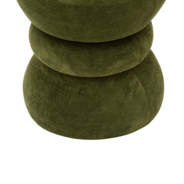 Pouf totem Ritem H38,5 cm kaki Atmosphera - Le Dépôt Bailleul