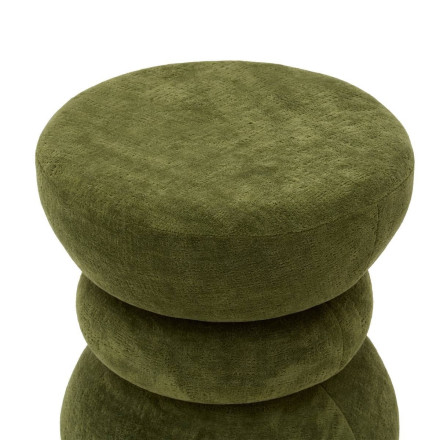 Pouf totem Ritem H38,5 cm kaki Atmosphera - Le Dépôt Bailleul