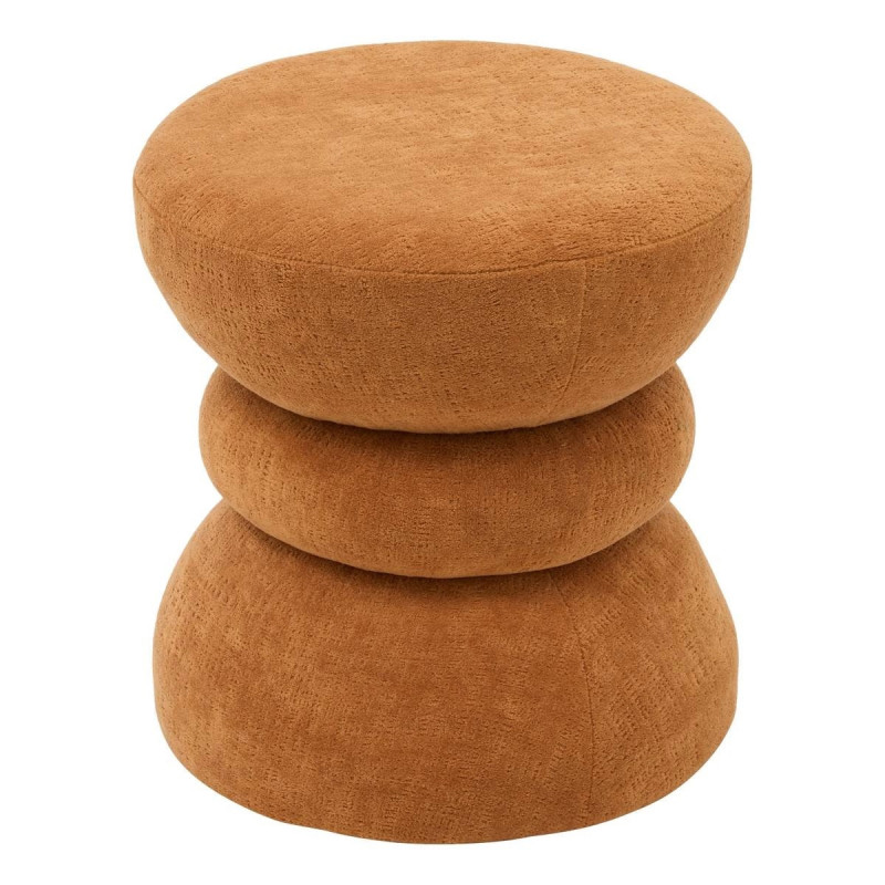 Pouf totem Ritem H38,5 cm ambre Atmosphera - Le Dépôt Bailleul
