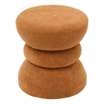 Pouf totem Ritem H38,5 cm ambre Atmosphera - Le Dépôt Bailleul