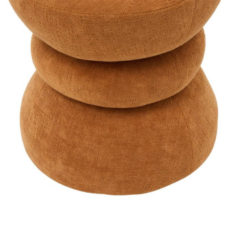 Pouf totem Ritem H38,5 cm ambre Atmosphera - Le Dépôt Bailleul