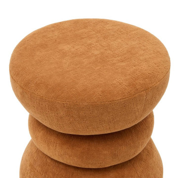 Pouf totem Ritem H38,5 cm ambre Atmosphera - Le Dépôt Bailleul