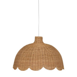 Suspension Mili D58 cm rotin naturel Atmosphera - Le Dépôt Bailleul