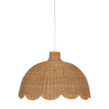 Suspension Mili D58 cm rotin naturel Atmosphera - Le Dépôt Bailleul