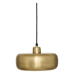 Suspension Gena 25,5 cm métal doré Atmosphera - Le Dépôt Bailleul