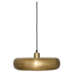 Suspension Gena 39 cm métal doré Atmosphera - Le Dépôt Bailleul