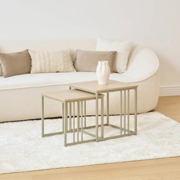 Lot de 2 tables basses gigognes Duna 5five  - Le Dépôt Bailleul