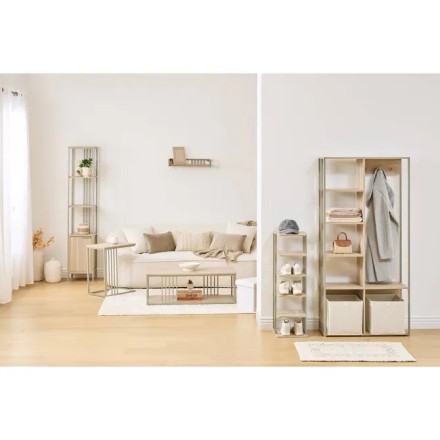 Table basse 2 plateaux 100 cm Duna 5five - Le Dépôt Bailleul