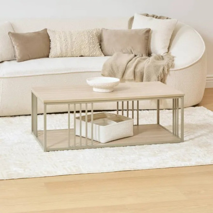 Table basse 2 plateaux 100 cm Duna 5five - Le Dépôt Bailleul