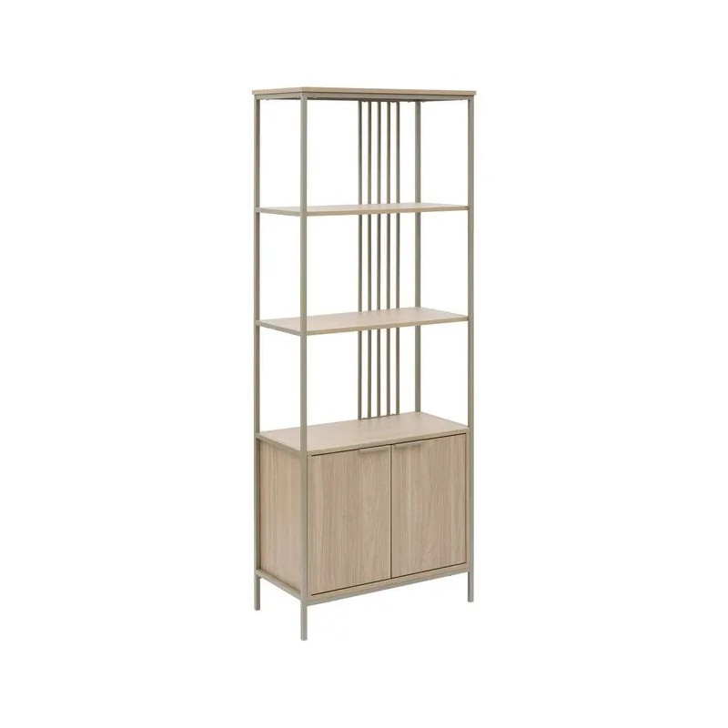 Etagère 2 portes 3 niveaux Duna H176 cm 5five - Le Dépôt Bailleul