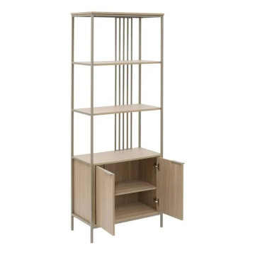 Etagère 2 portes 3 niveaux Duna H176 cm 5five - Le Dépôt Bailleul