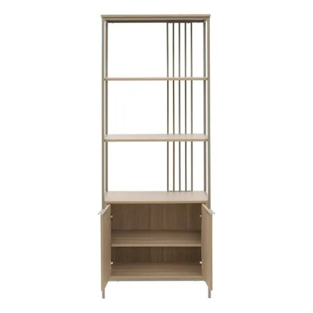 Etagère 2 portes 3 niveaux Duna H176 cm 5five - Le Dépôt Bailleul