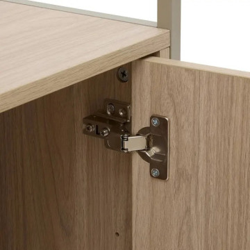 Etagère 2 portes 3 niveaux Duna H176 cm 5five - Le Dépôt Bailleul