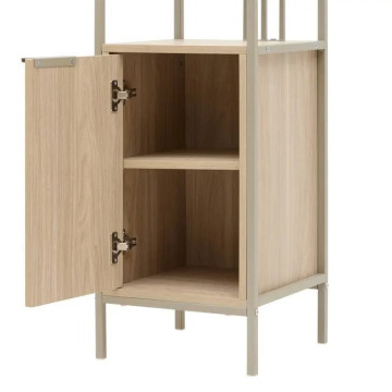 Etagère 1 porte 3 niveaux Duna H176 cm 5five - Le Dépôt Bailleul