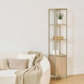 Etagère 1 porte 3 niveaux Duna H176 cm 5five - Le Dépôt Bailleul