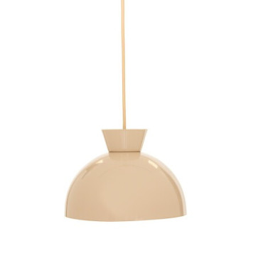Suspension Lito D22 cm métal beige Atmosphera - Le Dépôt Bailleul