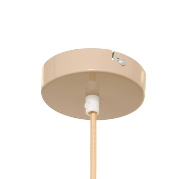 Suspension Lito D22 cm métal beige Atmosphera - Le Dépôt Bailleul