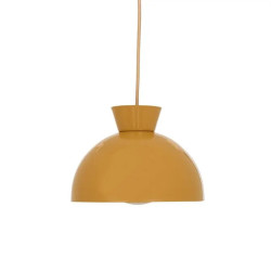 Suspension Lito D22 cm métal ocre Atmosphera - Le Dépôt Bailleul